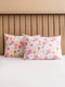 Floral Cotton Pillowcase Set Of 2 50X70 Cm